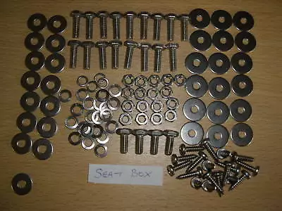 LANDROVER  Series 2 2A  3 A2 STAINLESS STEEL SEAT BOX BOLTS SCREWS. 99 Pieces • $28.53