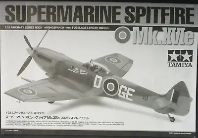 Tamiya 1/32nd Scale Supermarine Spitfire Mk. XVIe - Directions From Kit 60321 • $4.89