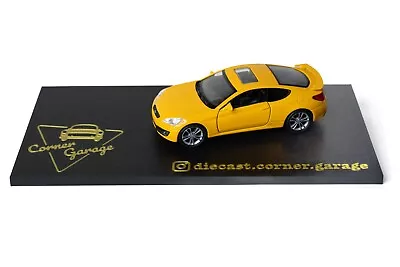 WELLY DieCast 1:34 HYUNDAI GENESIS COUPE YELLOW New Model Car Metal In Box 1/34 • $8.99