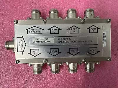 Symmetricom 58517A GPS L1 Distribution Amplifier  • $199.99