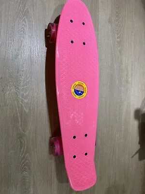 Penny Style Plastic 22  Complete Mini Cruiser Deck Pink Light Up Wheels! • $19.99
