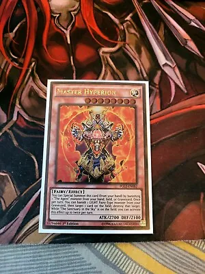 Yugioh Tcg Master Hyperion Pgl2-en082 Gold 1st Edition  • $3