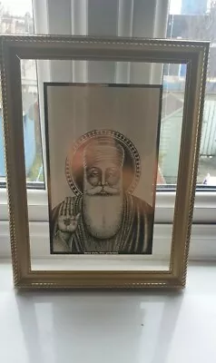 £59.99 • Buy Guru Nanak Dev Ji 24ct Gold Foil Photo Frame