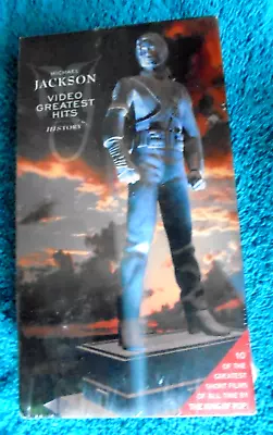 Michael Jackson Video Greatest Hits History 1995 VHS SEALED  NOS • $9.50