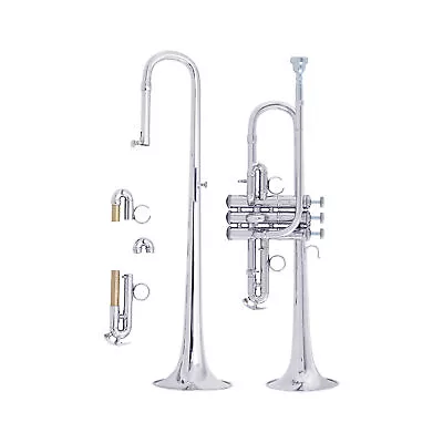 Bach Stradivarius Artisan D/Eb Trumpet Outfit Silver Plated • $4919