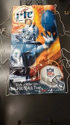 Super Bowl XXXVI 36 Miller Lite Beer Banner New England Patriots Tom Brady • $15