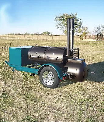 NEW Reverse Flow Custom BBQ Pit Smoker Charcoal Grill Trailer • $5835