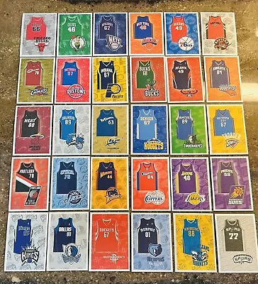 2009-10 Panini Italy Stickers NBA Basketball Team Logo Complete Set Of 30 Bulls • $22.49