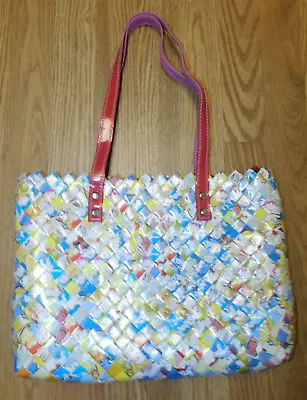 Nahui Ollin Candy Wrapper Purse Bag Tote Disney Princess Cinderella Snow White • $49.99