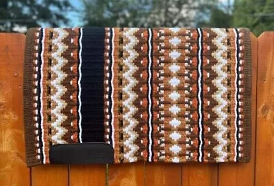$89.19 • Buy Horse Western Show Saddle Pad Blanket With New Zealand Wool/Saddle Blanket