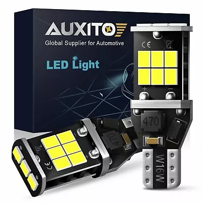 2X AUXITO 1700LM CANBUS T15 921 912 W16W LED Backup Reverse Light Bulbs 6000K • $8.54