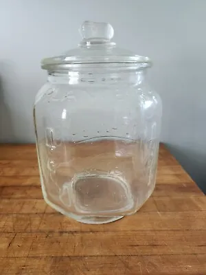 Planters Mr. Peanut 5 Cents Glass Counter Jar W/Original Lid. Good Cond • $150