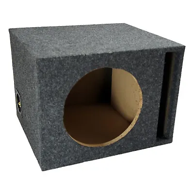 Car Audio Single 10  Vented Subwoofer Stereo Sub Box Ported Enclosure Speaker • $45.95