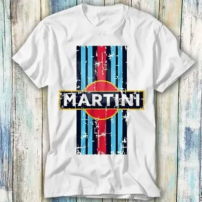 Martini Racing Team Car Race Retro Vintage T Shirt Meme Gift Top Tee Unisex 582 • £6.35