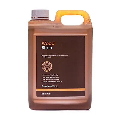 Wood Floor Stain 2.5L - Fast Drying Stain For All Types Of Timber Wood Flooring • £39.95