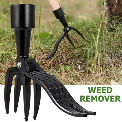 Stand Up Weeder Puller Weed Claw Grass Root Remover Killer Manual Garden Tool • £7.29