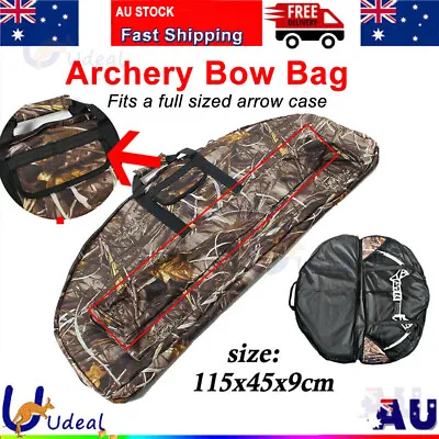 115cm Portable Compound Bow Bag Hunting Bag Archery Arrows Carry Bag Backpack • $36.45