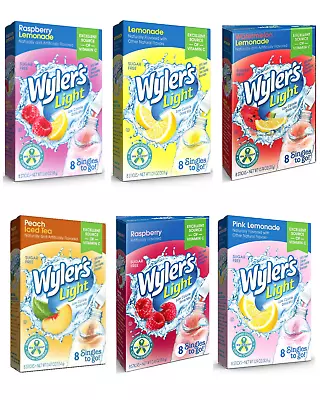 Wyler's Light Sugar Free Powder Packets Various Flavors - USA IMPORT • £6.29