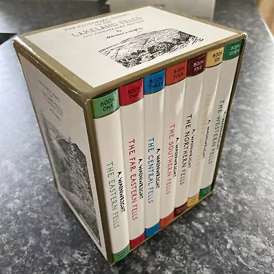 Alfred Wainwright: Superior Boxset Of Pictorial Guides To The Lakeland Fells.￼ • £45