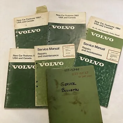 Rare Official Volvo Service Repair Manuals 240 242 245 244 1981 1982 1983 1984 • $64.35