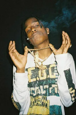 280381 Asap Rocky Hip Hop Rap Music Star PRINT POSTER • $8.95