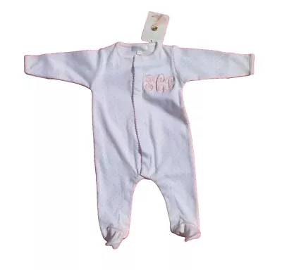 Magnolia Baby Pink Polks Dot Newborn Baby Onesis NWT • $20