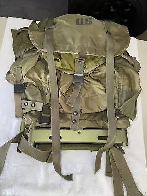 US Military Medium LC-1 Alice Field Pack W/ Frame Belt & Straps Size Large • $109.95