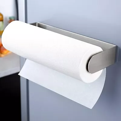 Magnetic Paper Towel Holder For Refrigerator Kitchen Fridge Metal Cabinet Grill • $14.39