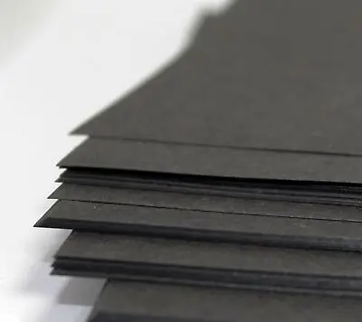 100% Recycled A2 Black Sugar Paper 20 Sheets 42 X 59.4cm Standard A2 Size Craft • £6.89