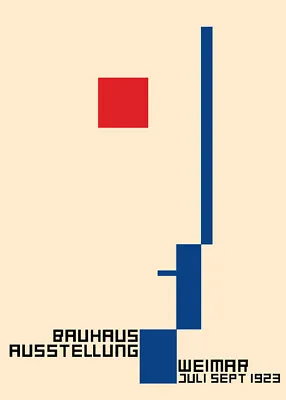 £44 • Buy Bauhaus Ausstellung Weimar July Sept 1923 Advertising Poster - A0 Massive Print