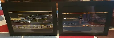 £30 • Buy Star Trek 2  Lcars  Uss Enterprise 1701D& E  A3  Posters  In Brand New Frames