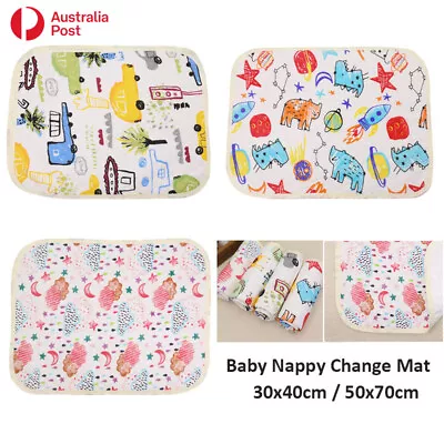 Portable Baby Nappy Change Mat Waterproof 3 Layer Diaper Changing Travel S L • $7.49