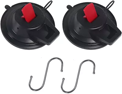 Hikeman Heavy Duty Suction Cup Anchor2Pcs Vacuum/Adhesive Truck Tie Down Access • $17.99