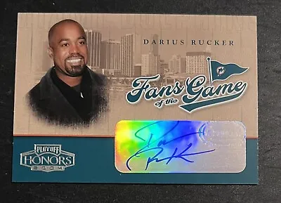 $75 • Buy 2004 Playoff Honors Fans Of The Game Darius Rucker Auto -Hootie And The Blowfish