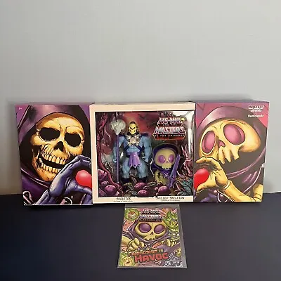 Masters Of The Universe Origins Skeletor X VeeFriends Skilled Skeleton 2-Pack • $84.95