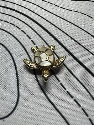 14K GOLD KABANA HAWAIIAN PEARL  TURTLE PENDANT No Chain • $449.99