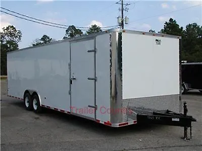 NEW 8.5X28 8.5 X 28 Enclosed Cargo Carhauler Trailer - NEW 2024 • $9495