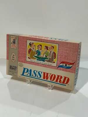 VTG Original 1963 PASSWORD Game By Milton Bradley SEALED IN Original Box NEW • $100