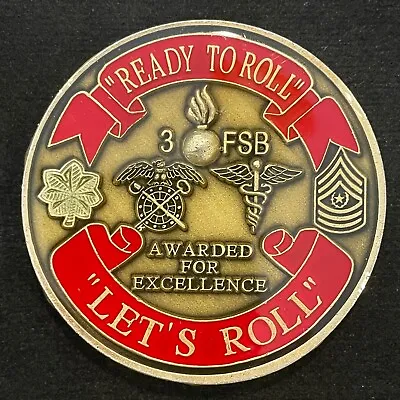 $16.99 • Buy 3rd Forward Support Battalion 3rd Infantry Division Commander CSM Challenge Coin
