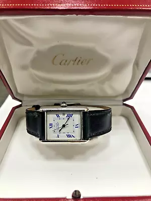 Vintage Must De Cartier Tank Wrist Watch With Original Box • $2900