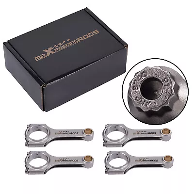 Forged H-Beam Connecting Rods+ARP2000 Bolts For Honda Acura 2.3L F23A1-A7 141mm • $327.12