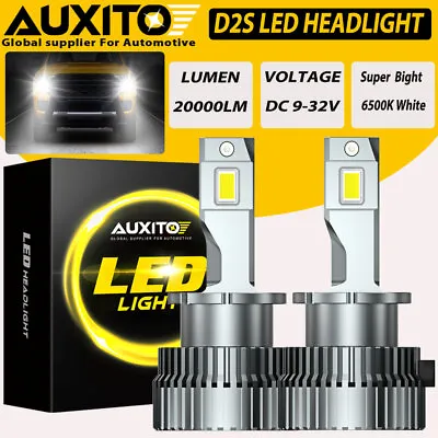 24000LM D2S D2R LED Headlight Bulbs Replace HID Xenon Super White Conversion Kit • $53.19