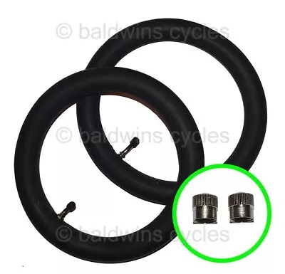 2 X O'BABY XI TANDEM Pram Inner Tubes 12 1/2  - 45º Bent / Angled Valve • £9.99