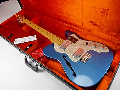 E-Guitar Fender American Vintage II 1972 TELECASTER Thinline Lake Placid Blue • $3249.77