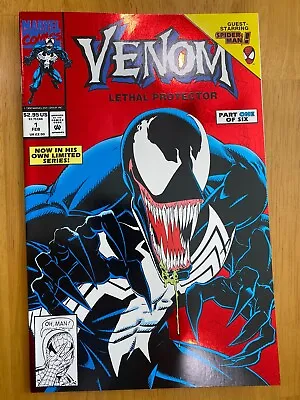 Venom Lethal Protector # 1 Marvel Comics 1993 Solo Title Red Foil CGC Candidate • $27.99