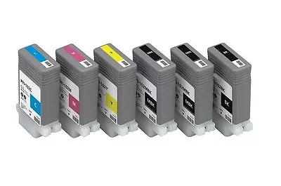 6 Ink Set For Canon Imageprograf IPF510 IPF605 IPF710 IPF750/PFI-102 Bullet • £162.30