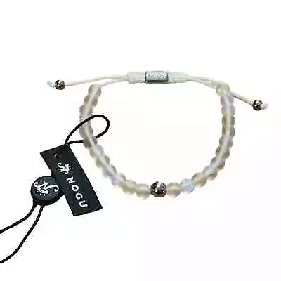 NOGU White Mermaid Glass Adjustable Bracelet NWT  • $35