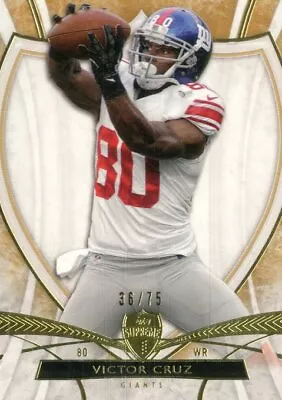 2013 Topps Supreme Sepia New York Giants Football Card #11 Victor Cruz /75 • $7.20