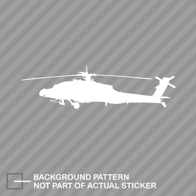 AH-64 Apache Sticker Decal Vinyl F4 Military Monster Helicopter Attack Ah64 • $4.99