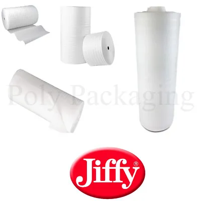 Jiffy FOAM WRAP ROLLS *Any Size/Qty Packing/Wrapping/Posting/Underlay/Packaging • £6.79